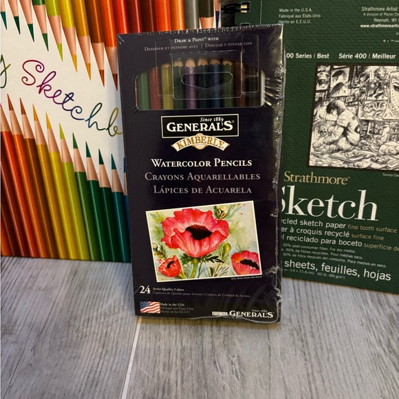 Generals Water Color Pencil Set of 24 - Picture 3 of 5